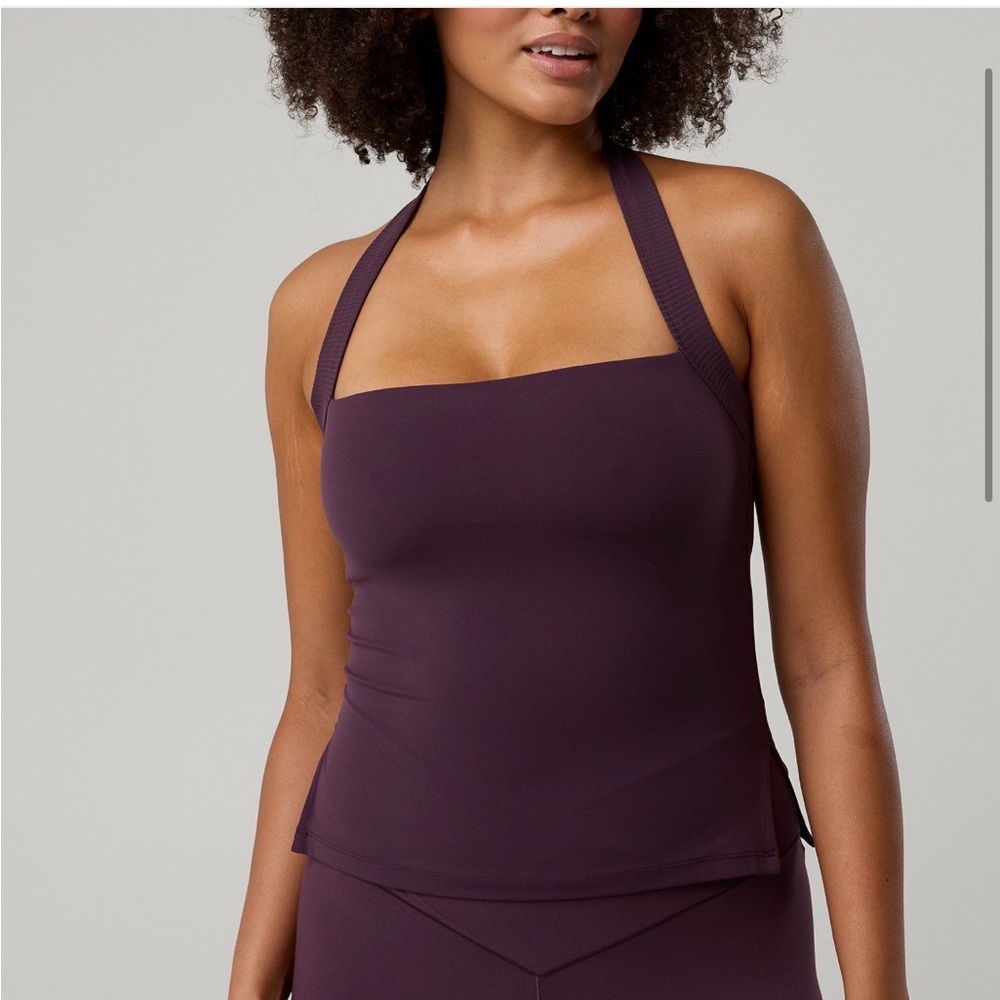 LOOKING FOR THIS! American Eagle Outfitters halter tank in cool berry, size M